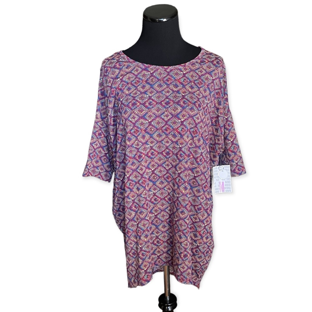 M LuLaRoe Irma Tunic NEW Beautiful Geometric Medium 10-16
